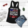 My Son Is Brave Home Of The Free Proud 716 Shirt Women Flowy Tank