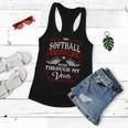 Softball Name Shirt Softball Family Name Women Flowy Tank