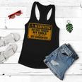 Warning Do Not Touch My Tools 198 Shirt Women Flowy Tank