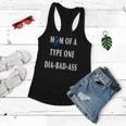 Womens Mom Of A Type One Dia-Bad-Ass Diabetic Son Or Daughter Gift Women Flowy Tank