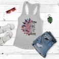 America The Home Of Free Because Of The Brave Plus Size Women Flowy Tank