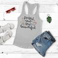 Baby Shower Text Design Brand New And Beautiful Women Flowy Tank