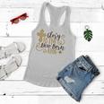 Baby Shower Text Design Glory To The New Born Women Flowy Tank