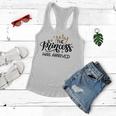 Baby Shower Text Design The Princess Has Arrived Women Flowy Tank