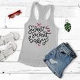 Baby Shower Text Pink Heart Ribbon Design Sweet Sweet Baby Women Flowy Tank