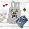 Easter Dinosaur Happy Eastrawr Easter Saurus Rex Women Flowy Tank