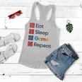 Eat Sleep Game Repeat Women Flowy Tank