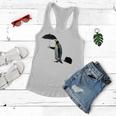 Funny Business Penguin Birds With Human Hands Women Flowy Tank