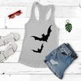 Halloween Two Bats Pattern Women Flowy Tank