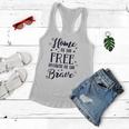 Home Of The Free Because Of The Brave 4Th Of July Patriotic Women Flowy Tank