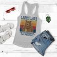 I Dont Like Morning People Or Mornings Or People Women Flowy Tank