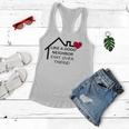 Like A Good Neighbor Stay Over There 638 Shirt Women Flowy Tank