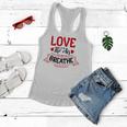 Love Is In The Air Try Not To Breathe 134 Trending Shirt Women Flowy Tank