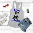 Miniature Schnauzer At Home Pops Favourite Multi Tasking Dog Women Flowy Tank