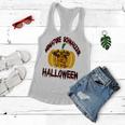 Miniature Schnauzer Halloween On All Hallows Night Women Flowy Tank