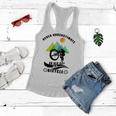 Never Underestimate An Old Guy On A Bicycle Women Flowy Tank