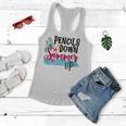 Pencils Down Summer Up Women Flowy Tank