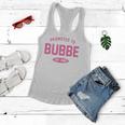 Promoted To Bubbe Baby Reveal Gift Jewish Grandma Women Flowy Tank