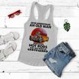 September Old Man Loves Hot Rods Never Underestimate An Old Man Who Loves Hot Rods And Was Born In Women Flowy Tank