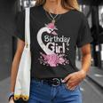 2Nd Birthday Wildlife Swan Animal 2 Years Old Birthday Girl Unisex T-Shirt Gifts for Her