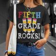 5Th Grade Rocks Back To School Student Kid Teacher Team Unisex T-Shirt Gifts for Her