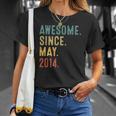 8 Years Old Gifts Awesome Since May 2014 8Th Birthday Unisex T-Shirt Gifts for Her