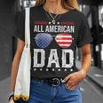 All American Dad 4Th Of July Us Patriotic Pride V2 Unisex T-Shirt Gifts for Her