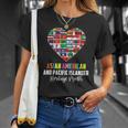 Asian American And Pacific Islander Heritage Month Heart Unisex T-Shirt Gifts for Her