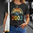 Awesome Since April 2003 Vintage 19Th Birthday Unisex T-Shirt Gifts for Her