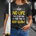 Bar Exam Law School Graduate Graduation V3 T-shirt Gifts for Her