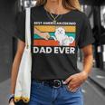 Best American Eskimo Dad Ever Funny American Eskimo Dad Unisex T-Shirt Gifts for Her