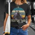 Best Cat Dad Ever Vintage Cat Daddy Father Unisex T-Shirt Gifts for Her