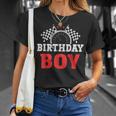 Birthday Boy Race Car Racing Car Driver Birthday Crew Unisex T-Shirt Gifts for Her