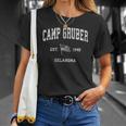 Camp Gruber Oklahoma Ok Vintage Us Flag Sports Tee Unisex T-Shirt Gifts for Her