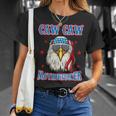 Caw Caw Motherfucker Funny 4Th Of July Patriotic Eagle Unisex T-Shirt Gifts for Her