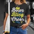 Cheerleading Cheerleader Bows And Bling Its A Cheer Thing T-shirt Gifts for Her