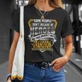 Childhood Cancer Warrior - I Wear Gold For My Grandson Unisex T-Shirt Gifts for Her