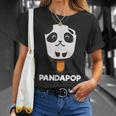 Cute Cartoon Panda Baby Bear Popsicle Panda Birthday Gift Unisex T-Shirt Gifts for Her