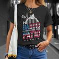 Daddio Of The Patio Usa Flag Patriotic Bbq Dad 4Th Of July Unisex T-Shirt Gifts for Her