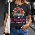 Dont Mess With The Mail Lady Post Office Us Postal Service T-shirt Gifts for Her