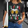 El Papa Mas Chingon Funny Mexican Dad Husband Regalo Flag V2 Unisex T-Shirt Gifts for Her