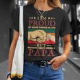 Father Grandpa I Am Proud Of Many Things In Life But Nothing Beats Being A Papa258 Family Dad Unisex T-Shirt Gifts for Her