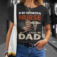 Father Grandpa Mens My Favorite Nurse Calls Me Daddad Papa Gi333 Family Dad Unisex T-Shirt Gifts for Her