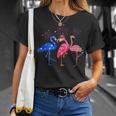 Flamingos Usa Flag 4Th Of July Independence Day Patriotic Unisex T-Shirt Gifts for Her