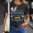 Forget The Bunnies Im Chasing Hunnies Funny Boys Easter Gift Unisex T-Shirt Gifts for Her