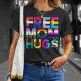 Free Mom Hugs Rainbow Lgbtq Lgbt Pride Month Unisex T-Shirt Gifts for Her