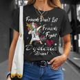 Friends Dont Let Friends Fight Dyslexia Alone Unicorn Grey Ribbon Dyslexia Dyslexia Awareness Unisex T-Shirt Gifts for Her