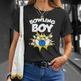 Funny Bowling Gift For Kids Cool Bowler Boys Birthday Party Unisex T-Shirt Gifts for Her