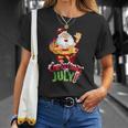 Funny Christmas In July Summer Reindeer Float Xmas Unisex T-Shirt Gifts for Her