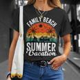 Funny Enjoy The Summer Family Beach Summer Vacation Unisex T-Shirt Gifts for Her